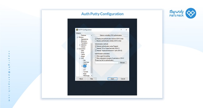 Ss Putty Configuration آموزش اتصال به ssh با putty در هاست سی پنل - بلاگ پارس پک