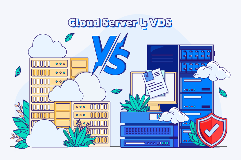 فرق vds با سرور ابری مقایسه VDS و سرور ابری