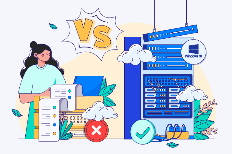 تفاوت vps ویندوز 10 و ویندوز سرور تفاوتهای سرور مجازی ویندوز 10 و ویندوز سرور