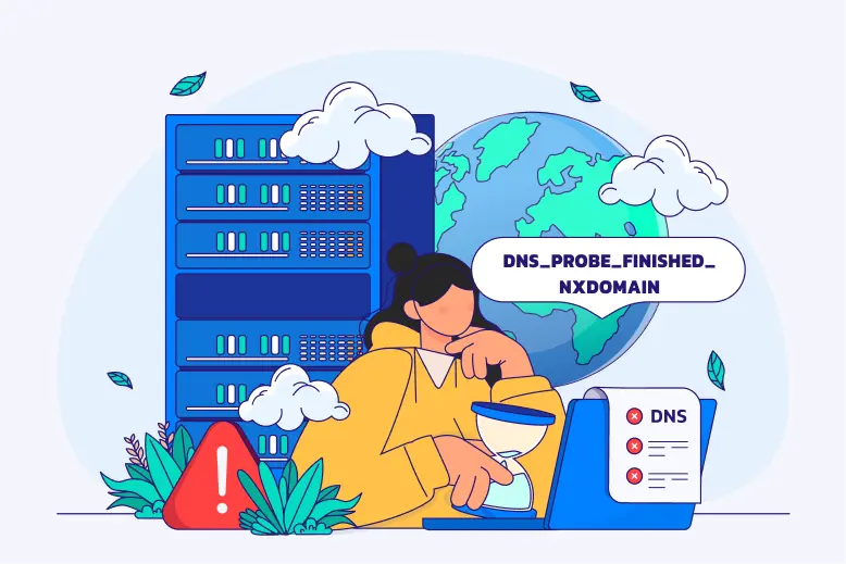 آموزش رفع خطای DNS_PROBE_FINISHED_NXDOMAIN رفع خطای DNS_PROBE_FINISHED_NXDOMAIN