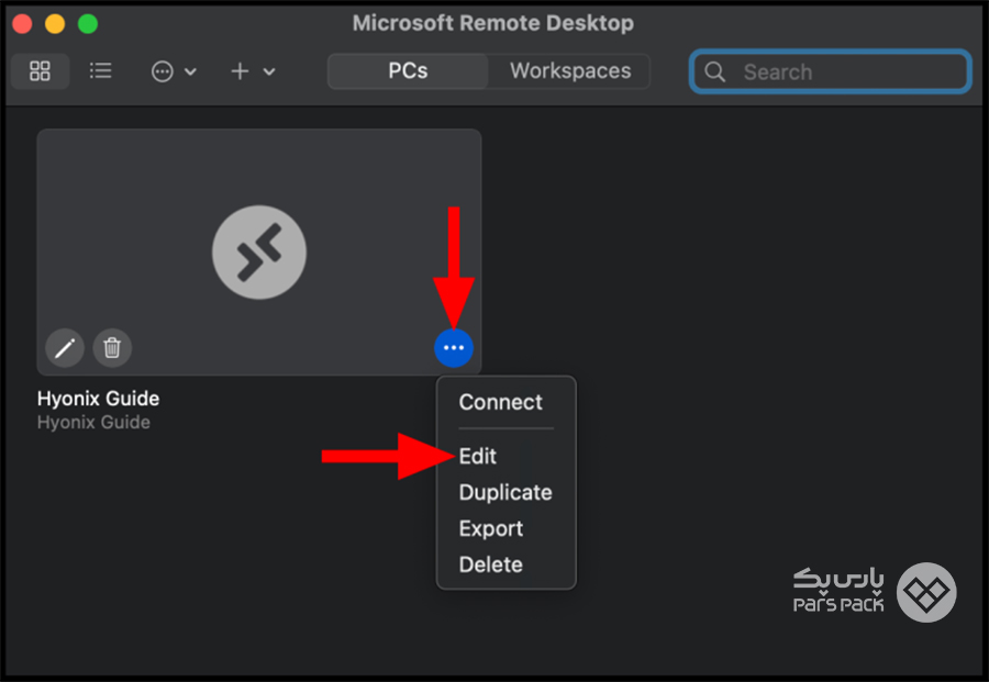 تغییر رزولوشن Remote Desktop در macOS