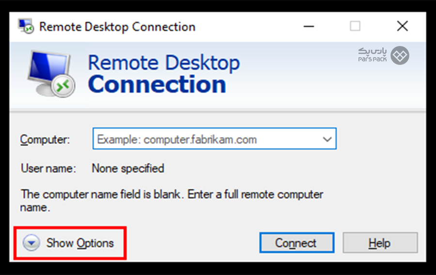 تغییر رزولوشن Remote Desktop در ویندوز