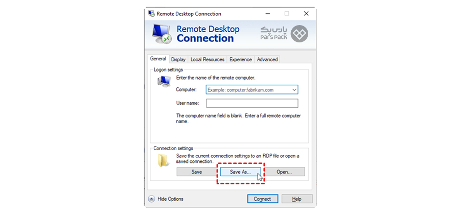 تغییر رزولوشن Remote Desktop در ویندوز با RDP