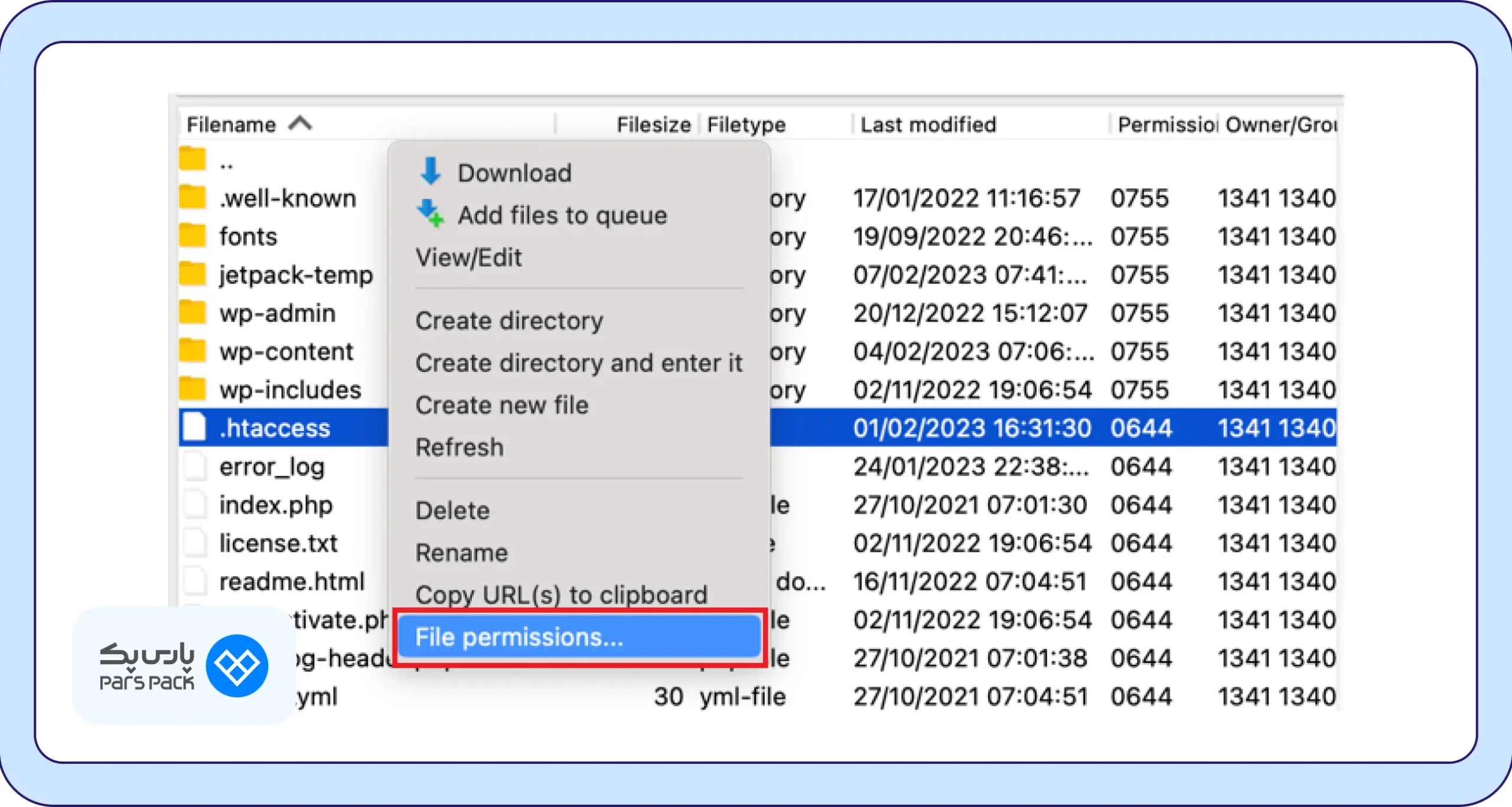 بهروزرسانی فایل htaccess. بهروزرسانی فایل htaccess.