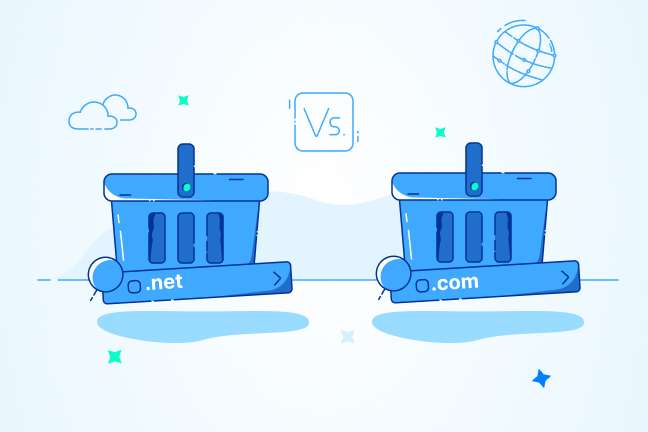 تفاوت net. و com. چیست