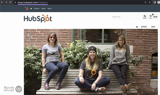 ایجاد آدرس فروشگاه آنلاین وب‌سایت HubSpot با ساب دامین