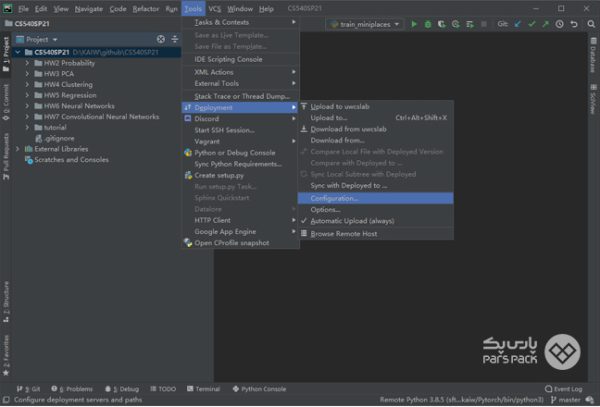 آپلود فایل در هاست با PhpStorm به‌صورت تصویری و گام‌به‌گام