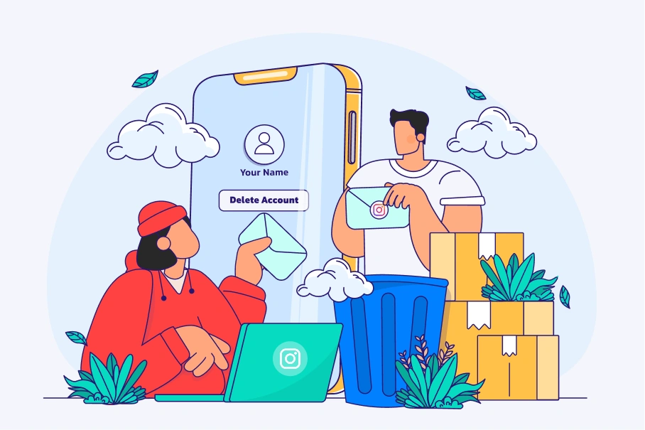 دیلیت اکانت اینستاگرام