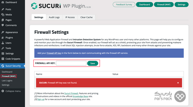 نحوه افزودن سرصفحه های امنیتی وردپرس از طریق Sucuri