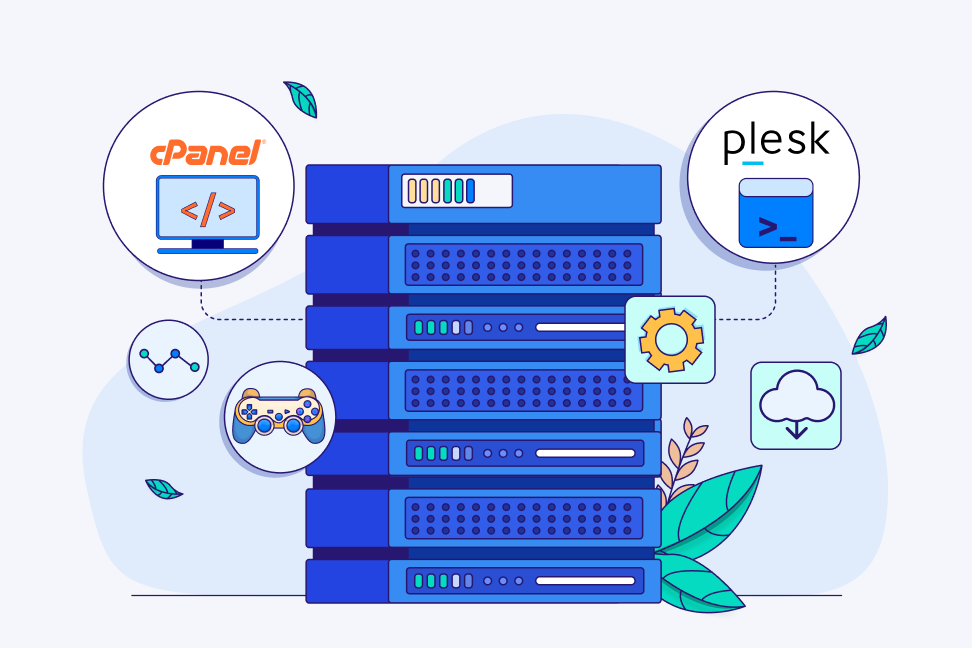 کنترل پنلهای سرور اختصاصی انواع سرور اختصاصی بر اساس کنترل پنل