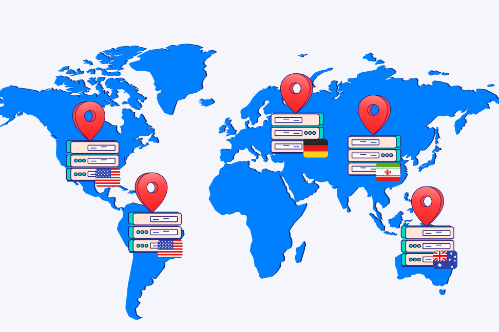 نقش موقعیت در نوع سرور اختصاصی انواع سرور اختصاصی بر اساس موقعیت جغرافیایی