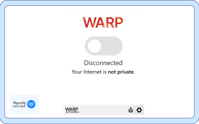 گزینه Switch to WARP