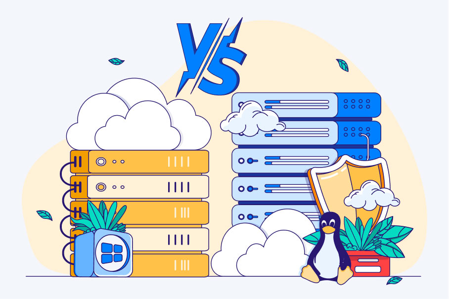 بررسی تفاوت VPS ویندوز با لینوکس