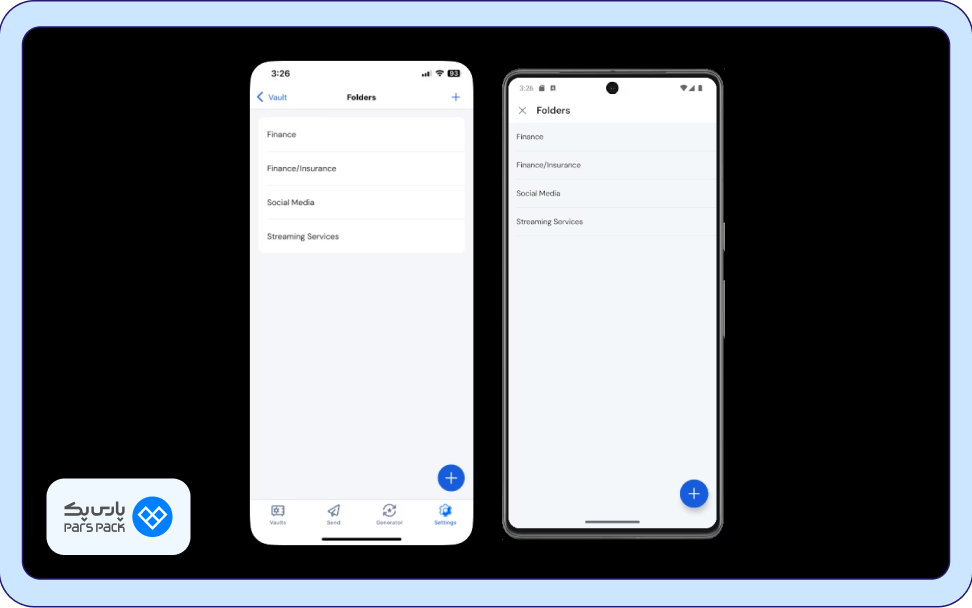 نمایش فولدرها