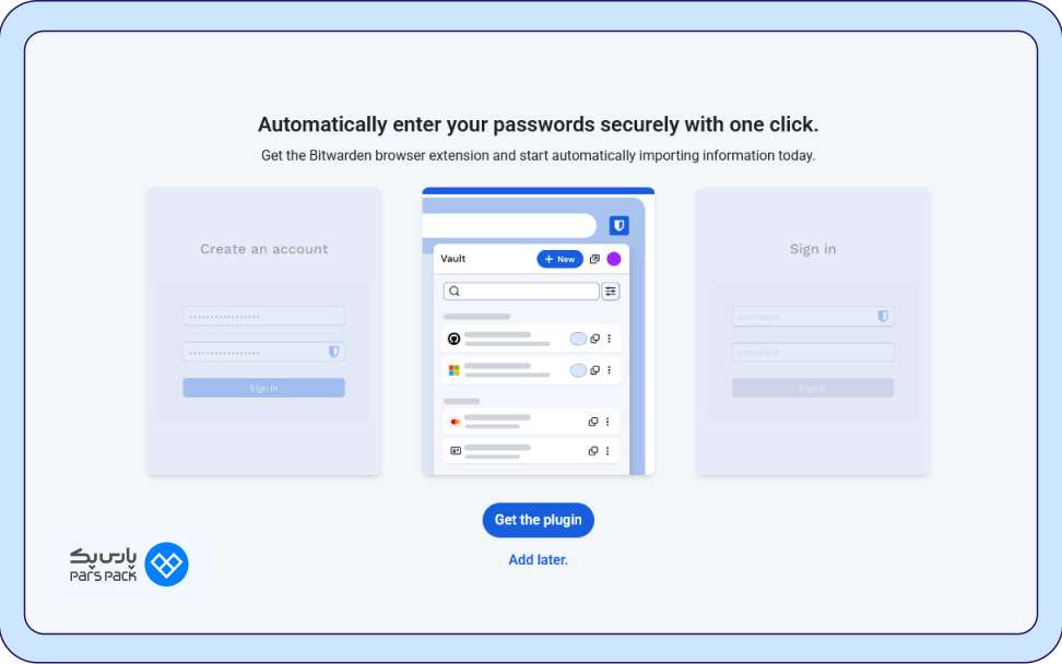 دکمه Get the Plugin