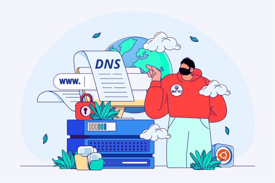 نصب bind در اوبونتو