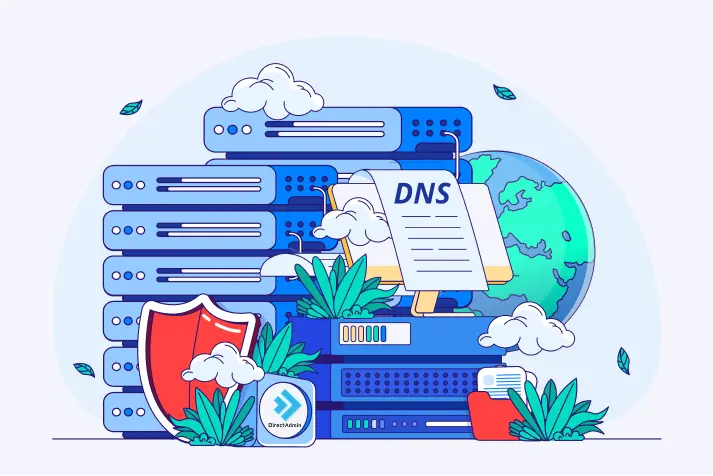تنظیمات DNS در دایرکت ادمین