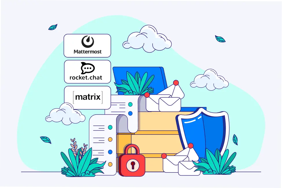 مقایسه Rocket.Chat، Mattermost و Matrix از لحاظ امنیت و حریم خصوصی 
