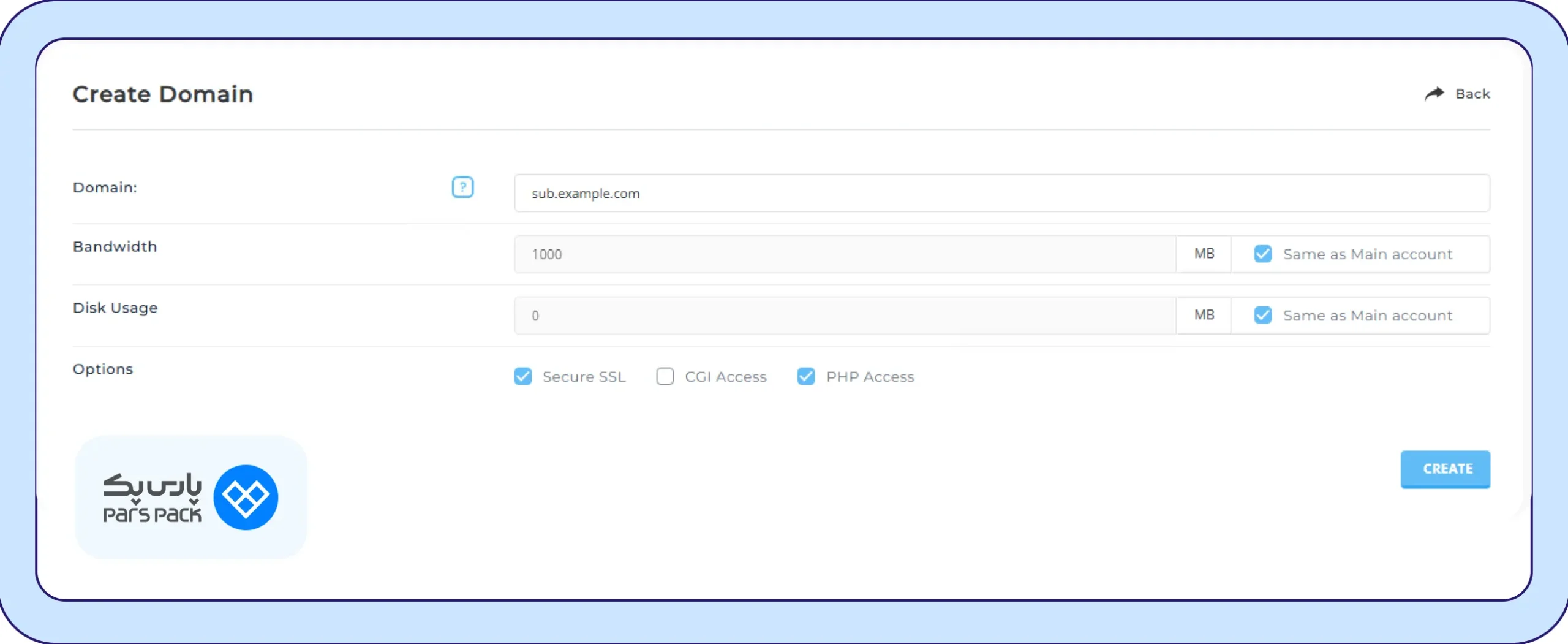ساخت Subdomain در DirectAdmin ایجاد ساب دامنه در دایرکت ادمین