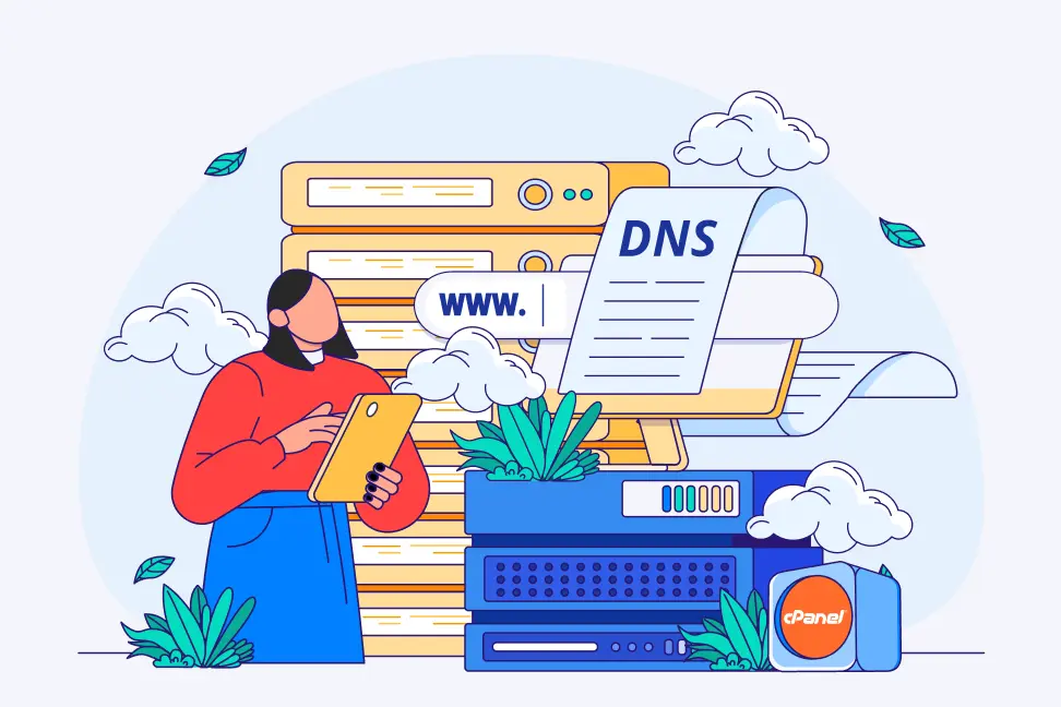 تنظیم Dns در سی‌پنل