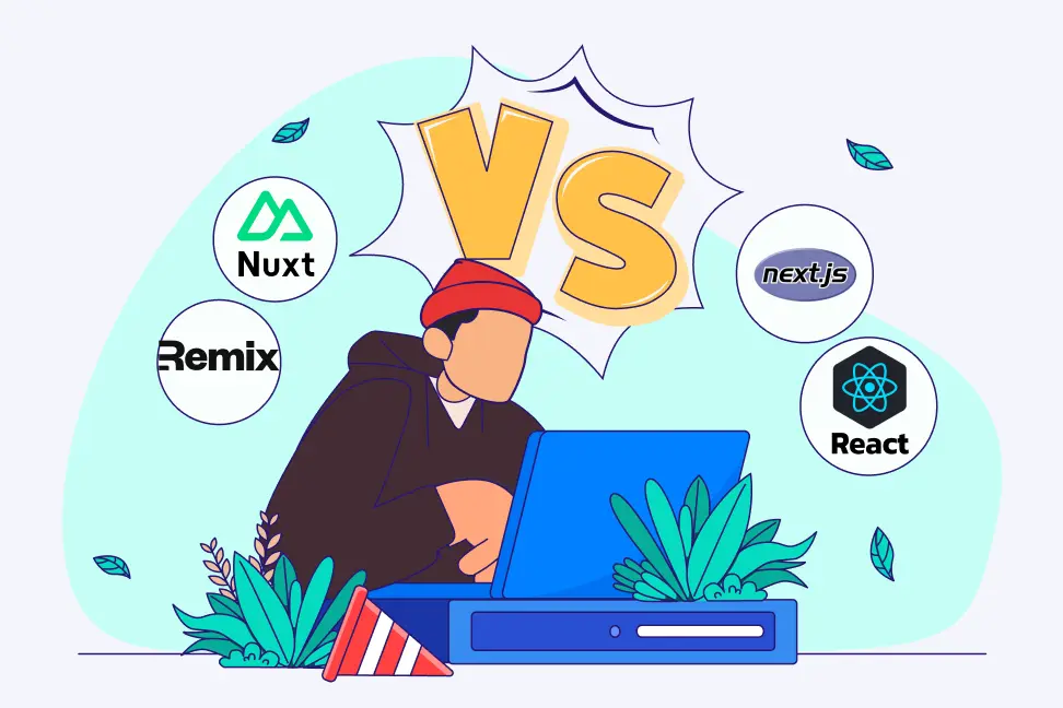 مقایسه Next.js مقایسه Next.js با فریمورکهای دیگر