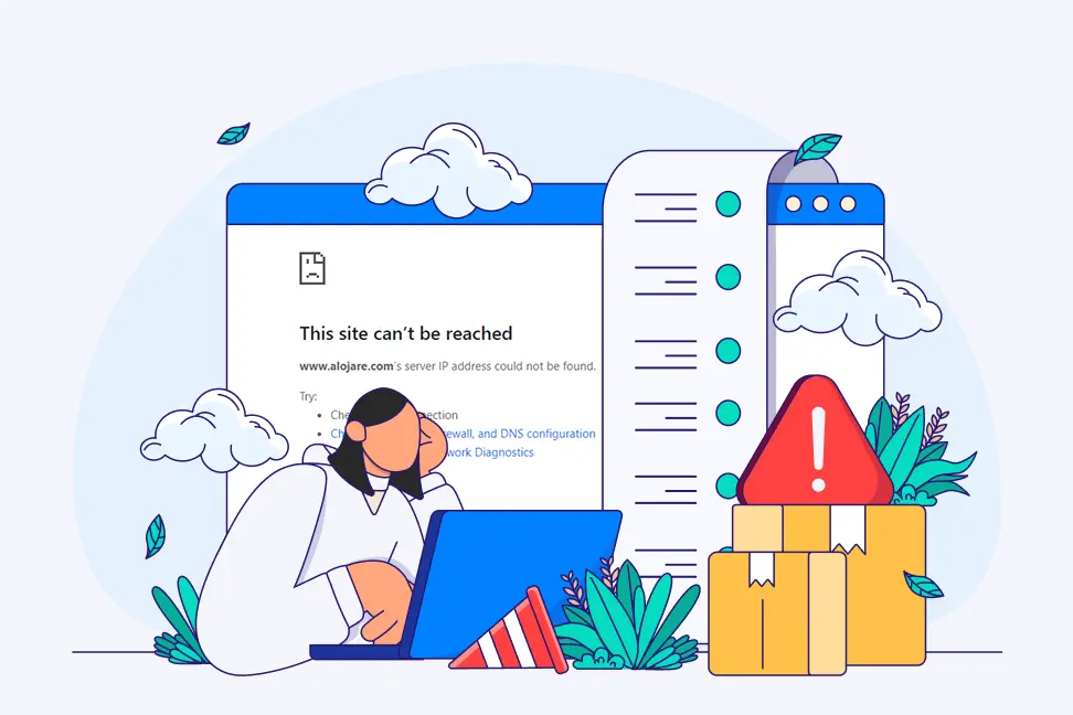 آموزش رفع ارور This site can’t be reached آموزش رفع ارور This site can’t be reached