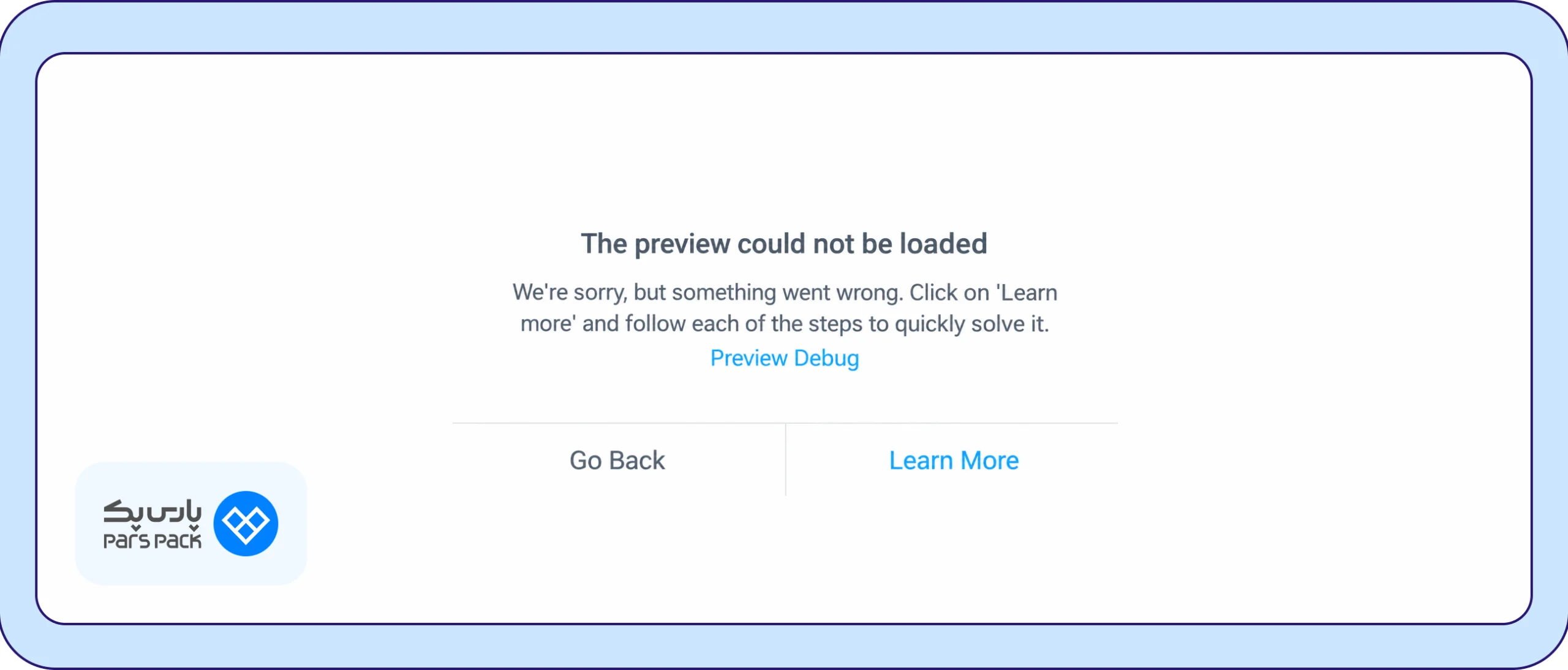 خطای Preview Could Not Be Loaded خطای Preview Could Not Be Loaded