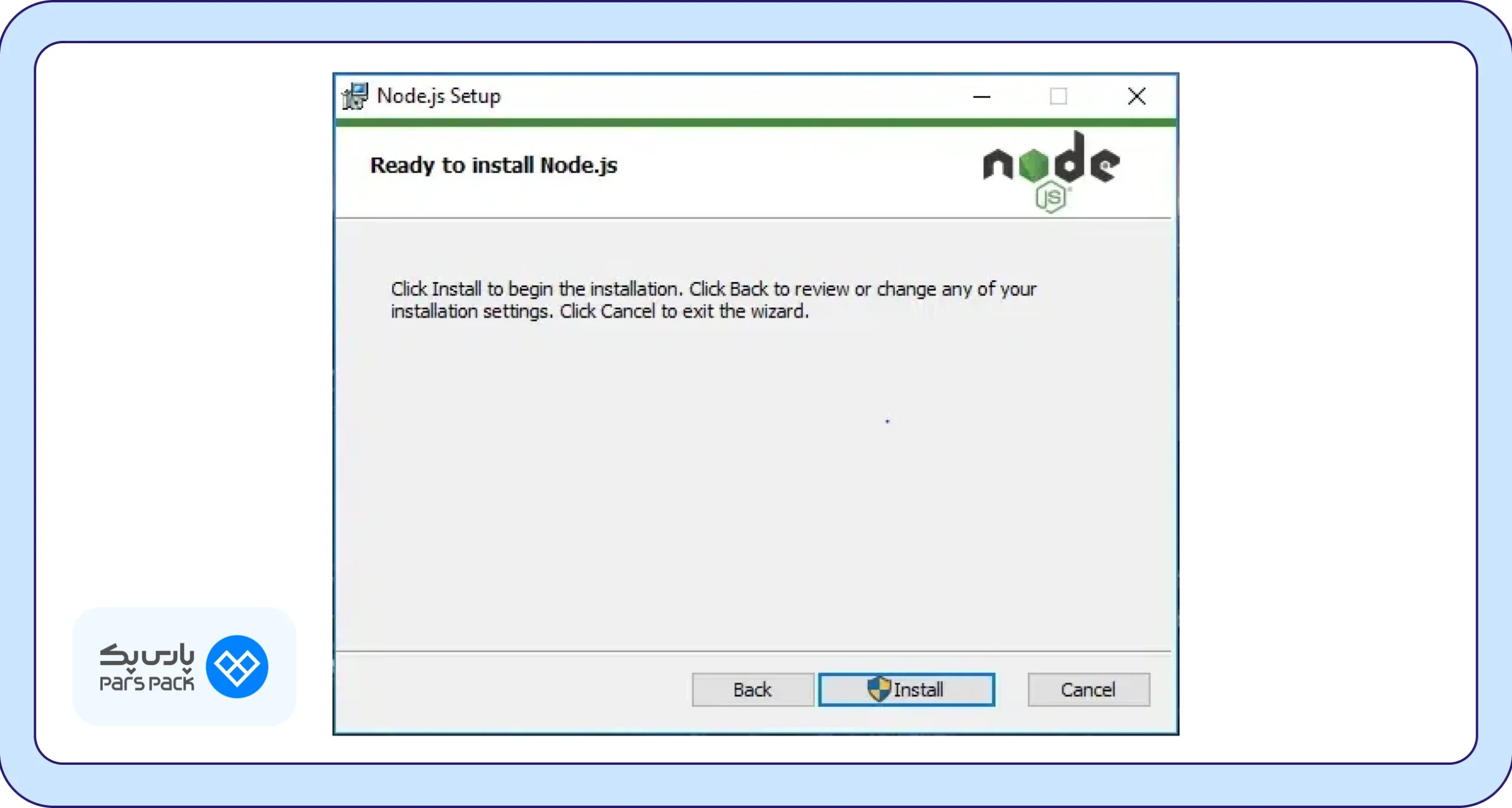 دکمه Install دکمه Install