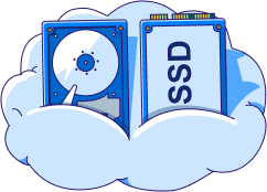 خرید cloud storage فضای ذخیره سازی ابری به همراه ssd و hdd