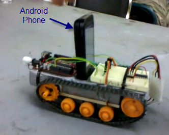 android-robot استفاده از سیستم عامل Android در ربات ها