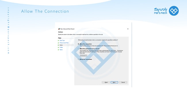 19-Allow-the-connection allow the connection آموزش