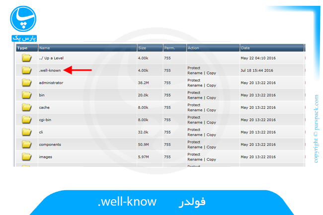 فولدر well-know