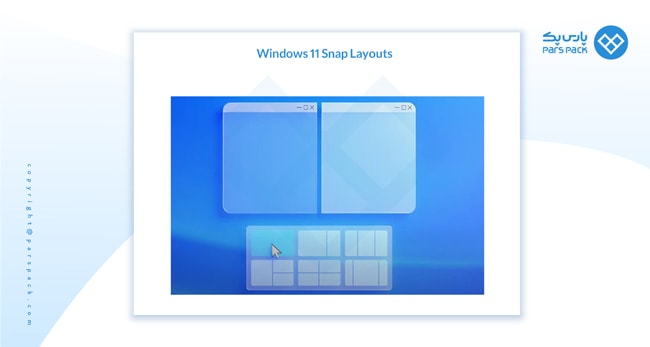 windows layouts ویندوز 11 چیست؟