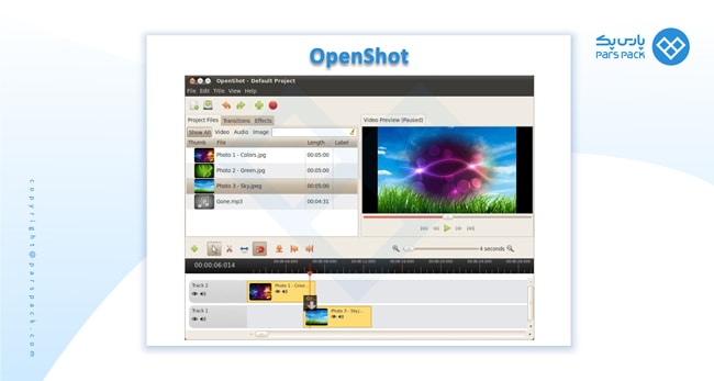ویرایشگر ویدیو OpenShot و نحوه نصب در لینوکس