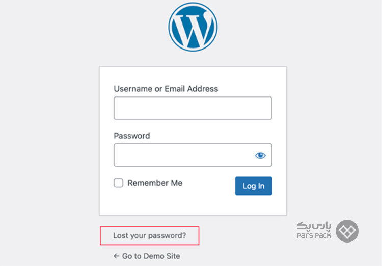 بازیابی رمز عبور سایت وردپرس